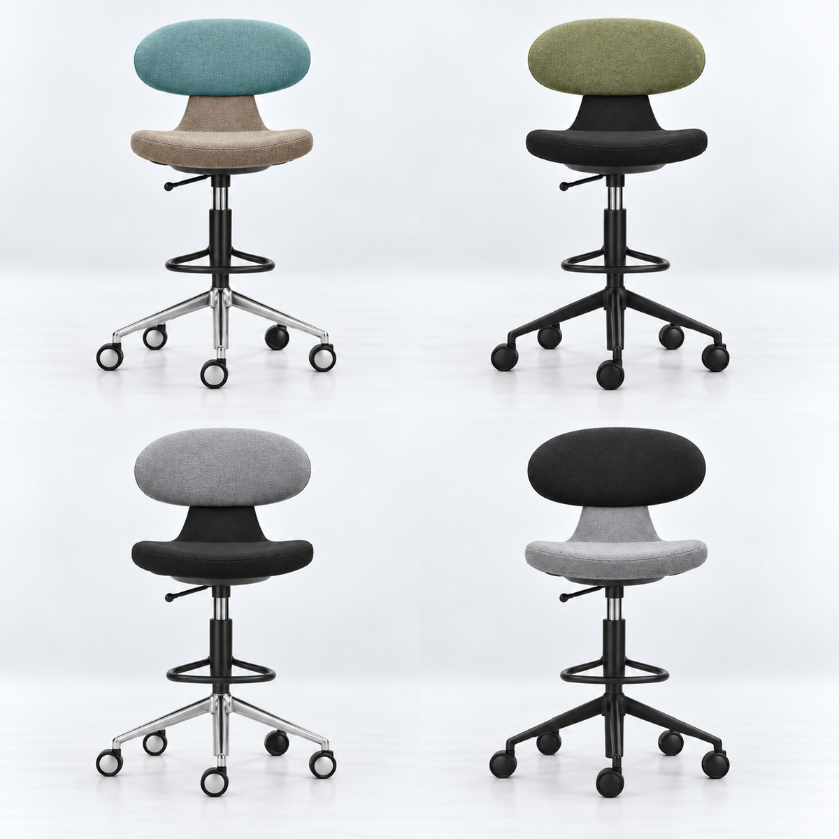 Girsberger SIMPLEX 3D Hochstuhl Variationen 2