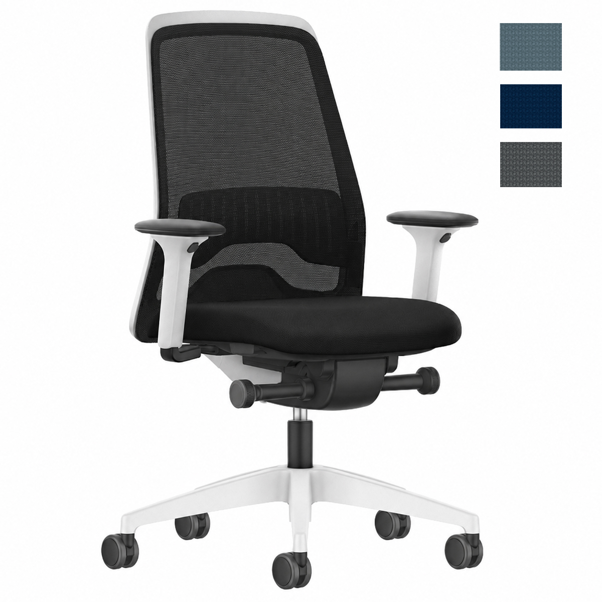 Interstuhl EVERYis1 EV261 | FLEXTECH | Bürostuhl weiß | Netzrücken