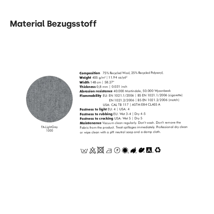 BuzziSpace BuzziFabric Spezifikationen