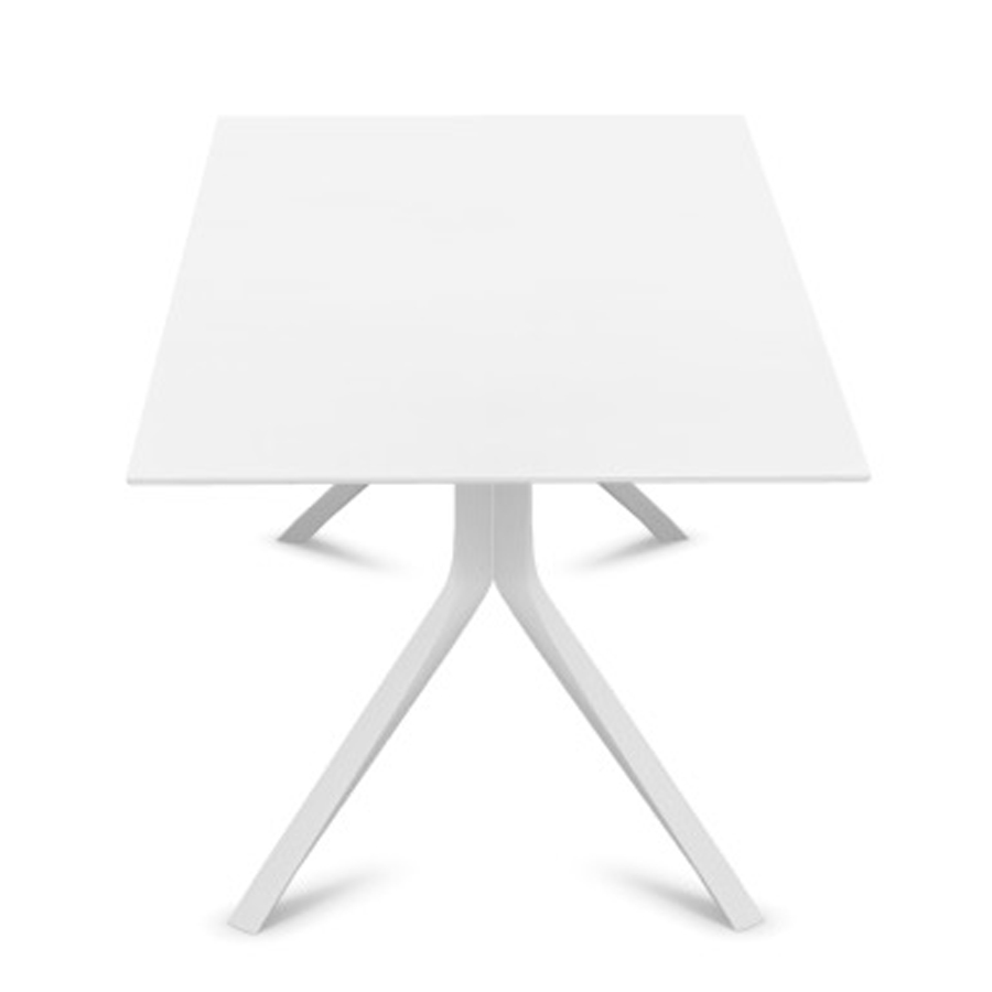 Kristalia Oops I Did It Again | Platte Pure white | Gestell Aluminium gebürstet