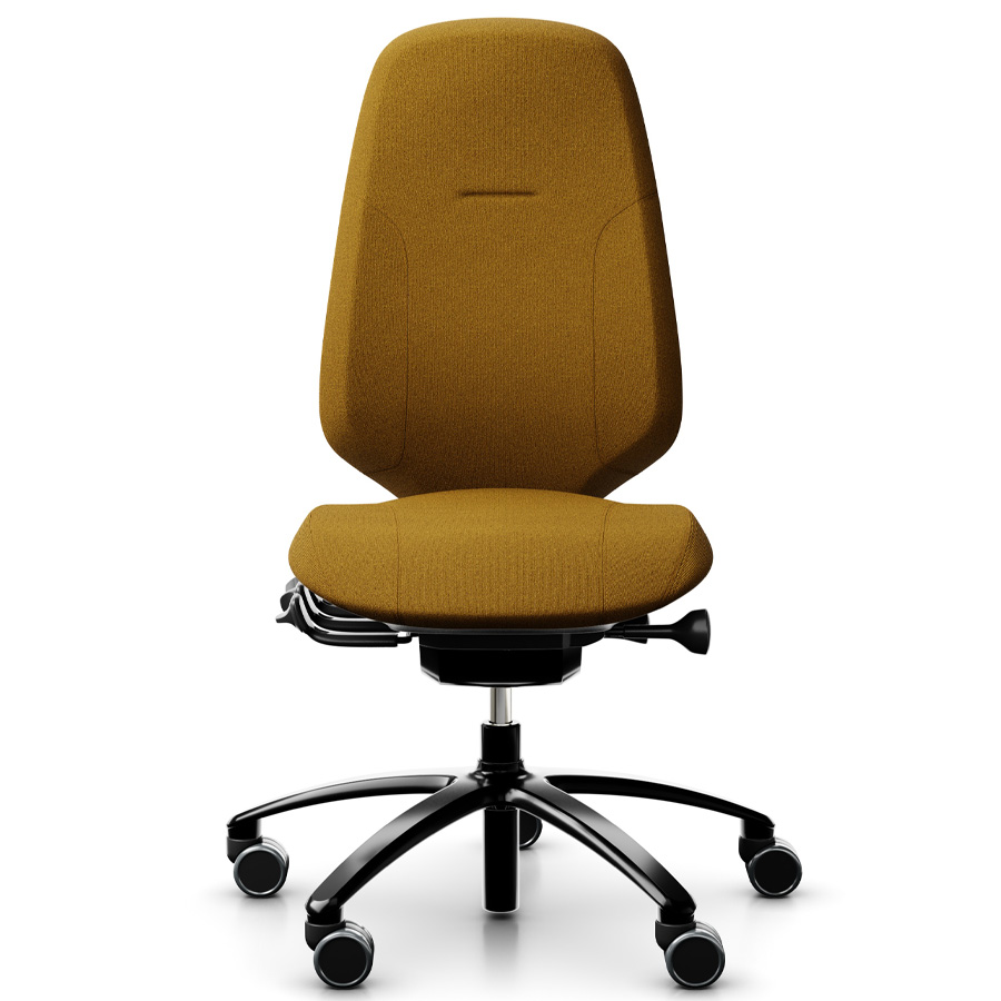 RH Mereo 300 black hohe Rückenlehne - Capture ocker - Frontansicht