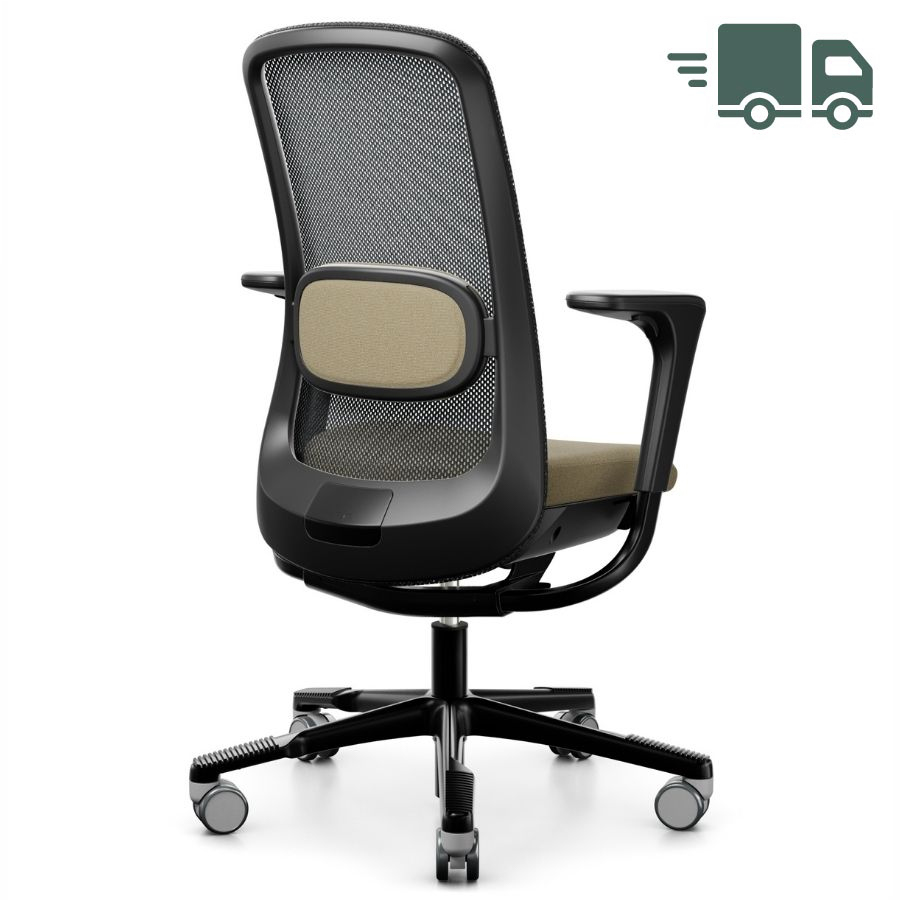 HAG SoFi Mesh 7500 Bürostuhl Stoff Capture beige mit Netzrücken