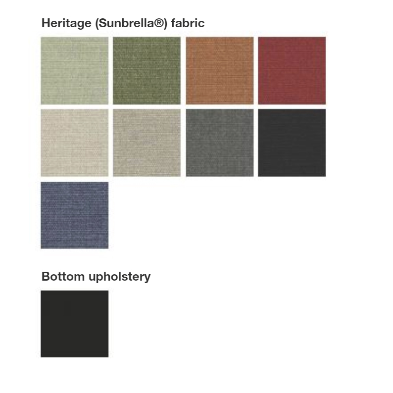 Farben Sunbrella® für Brioni von Kristalia