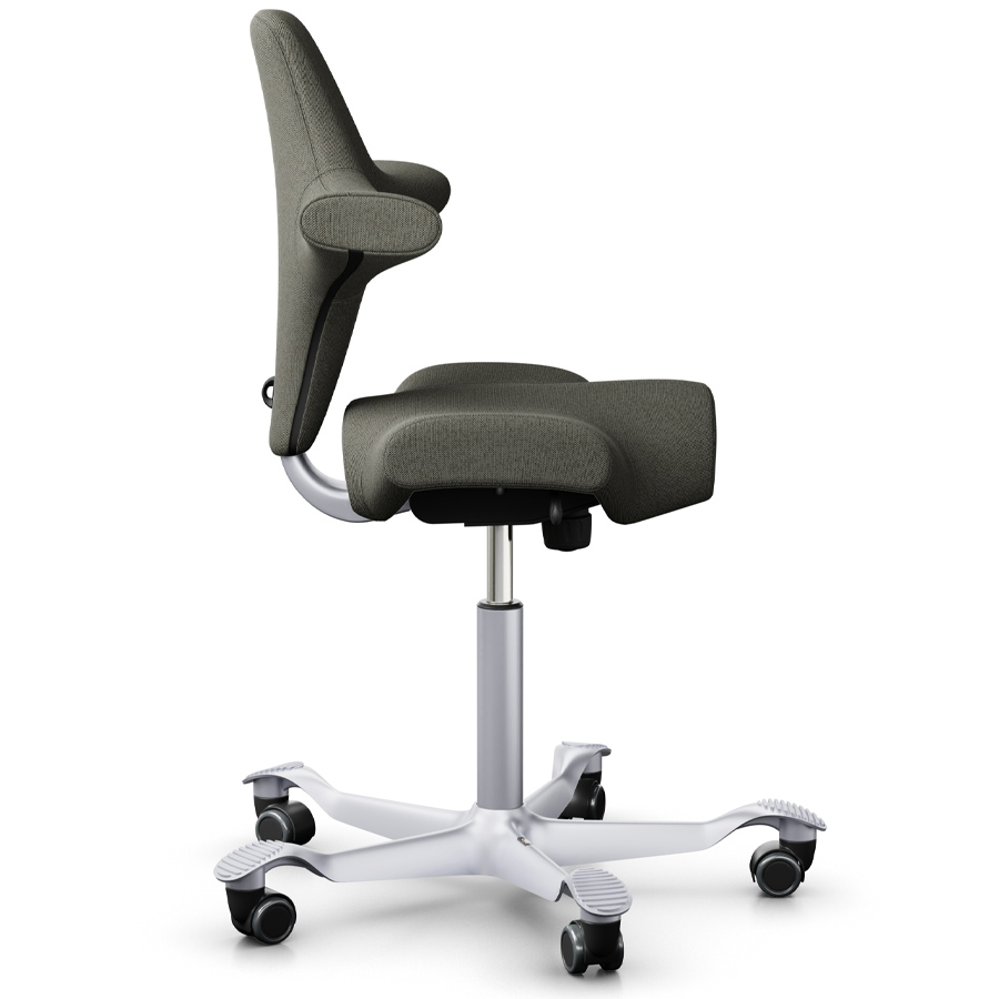 HAG Capisco 8106 Stoff Capture Bürostuhl Sattelstuhl Farbe Oliv 4401 - Seitenansicht