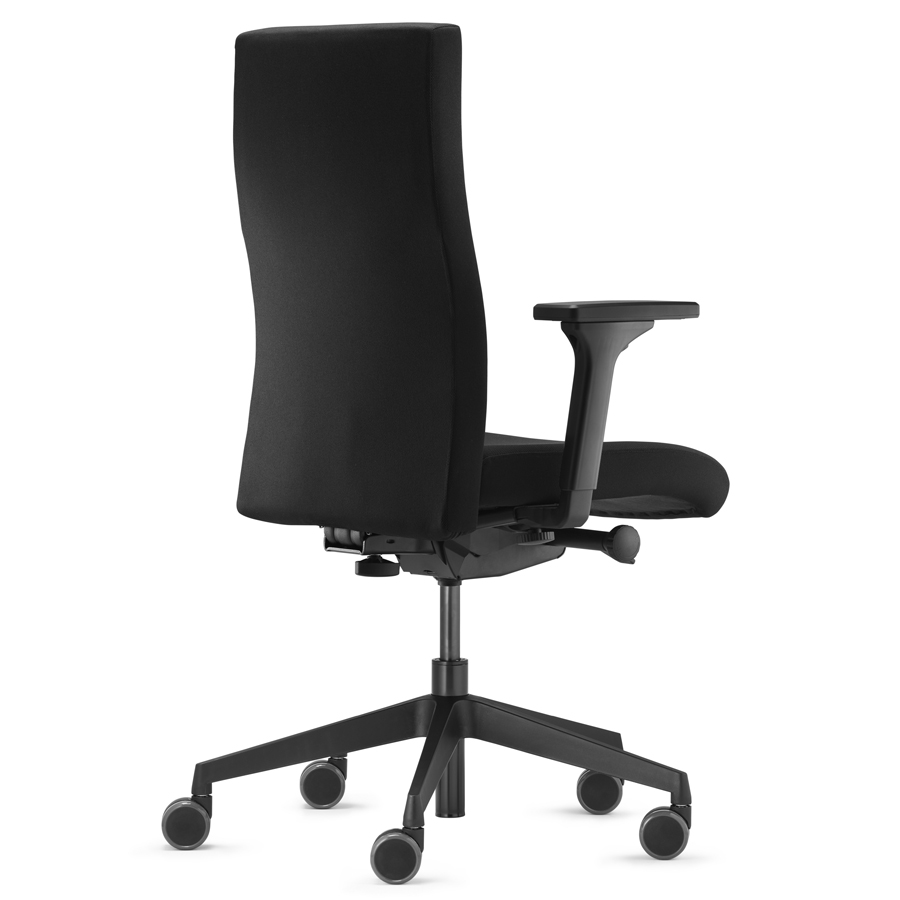 Trendoffice to-strike work pro 9248 Drehstuhl in Schwarz - Rückseite