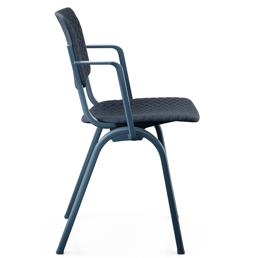 HAG Celi 9160 | Mit Armlehnen | Bezug CeliKnit Crowberry | Kunststoff Crowberry | Gestell Blueberry