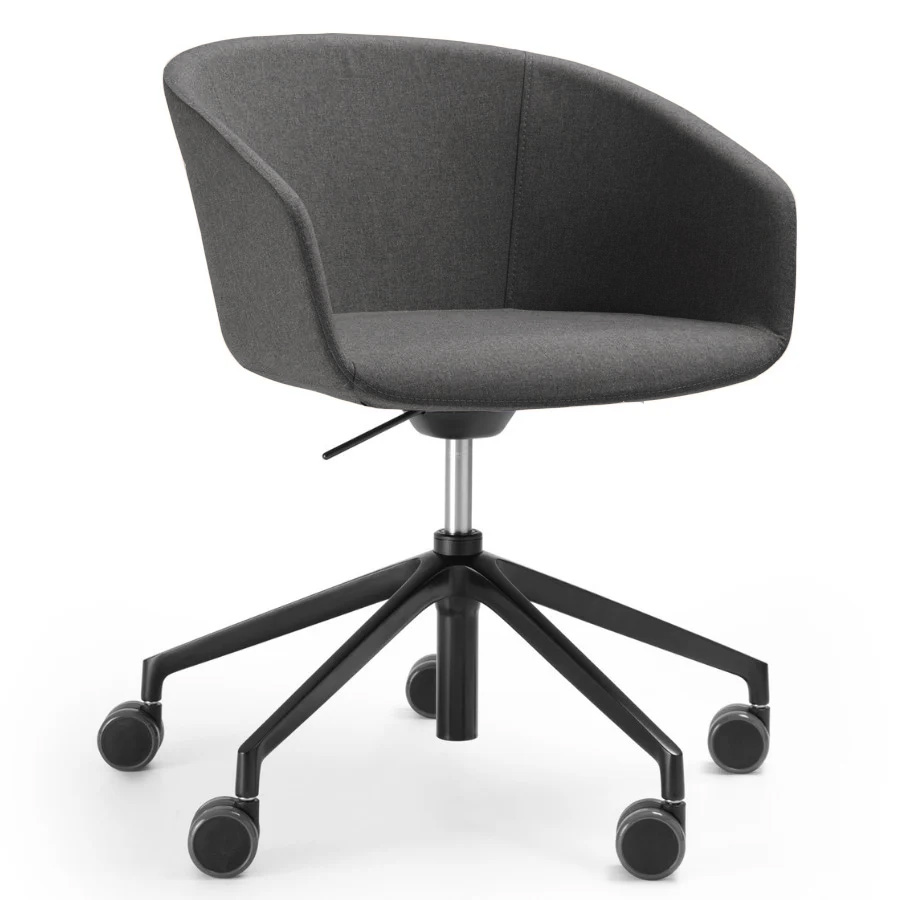 Bejot oxco small OX S 5R Bürostuhl Konferenzstuhl auf Rollen anthrazit