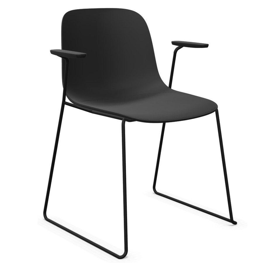 Lapalma SEELA S310 komplett schwarz mit Armlehnen