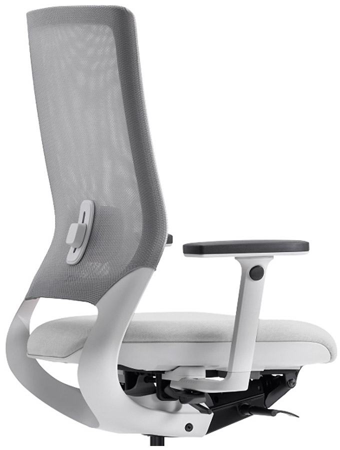 Klöber Mera 84 weiß mit Netzrücken - Nahaufnahme rechteckbild