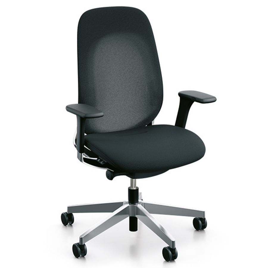 Giroflex 40-4049 Drehstuhl mit hoher Netzrückenlehne schwarz