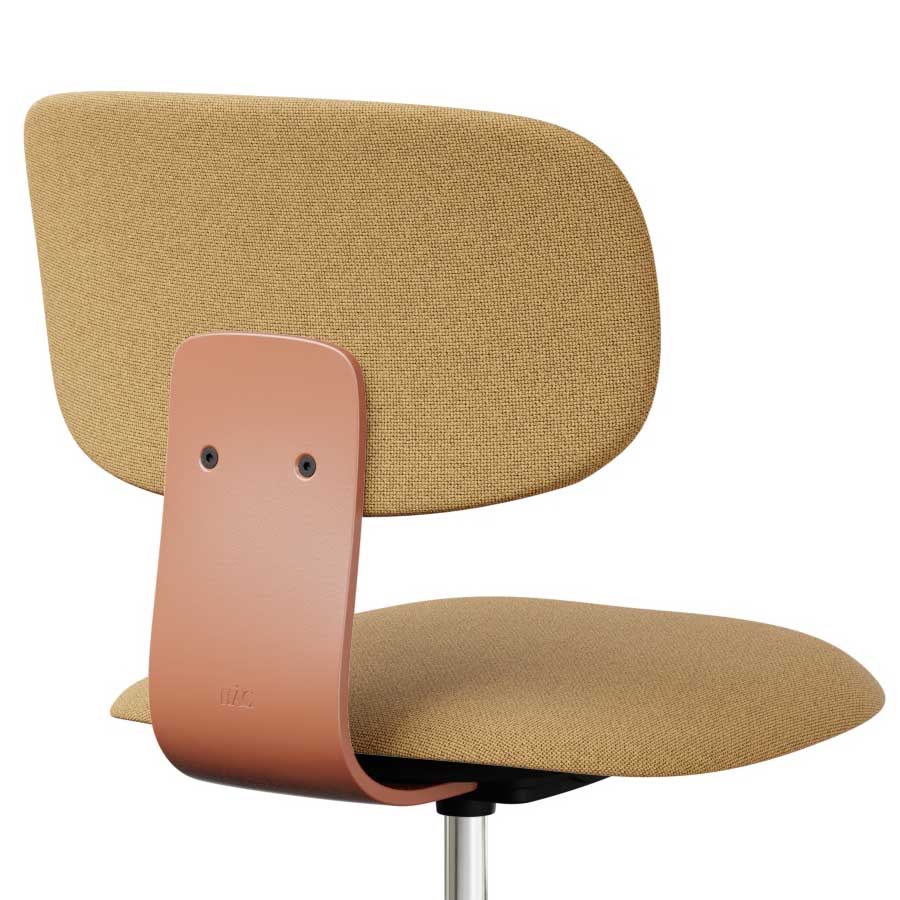 HAG Tion 2160 | Bezug Cura 62083 ocker | Blush red | Nahaufnahme