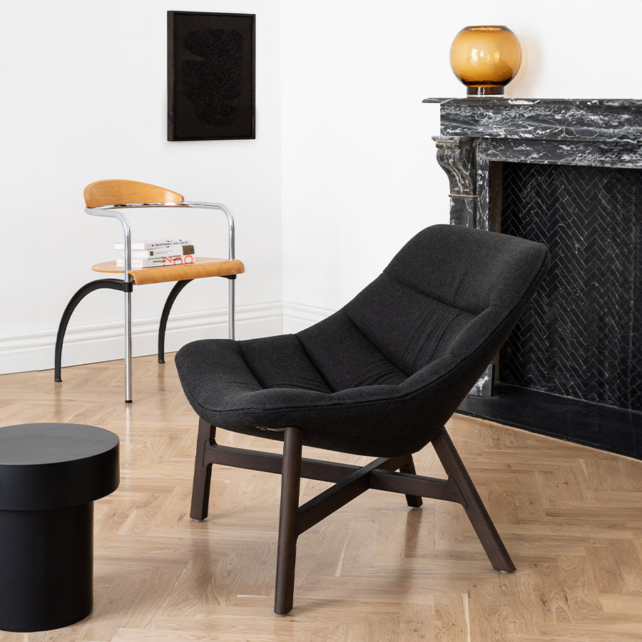 Noti Mishell Soft Holzgestell Eiche schwarz Beispielbild