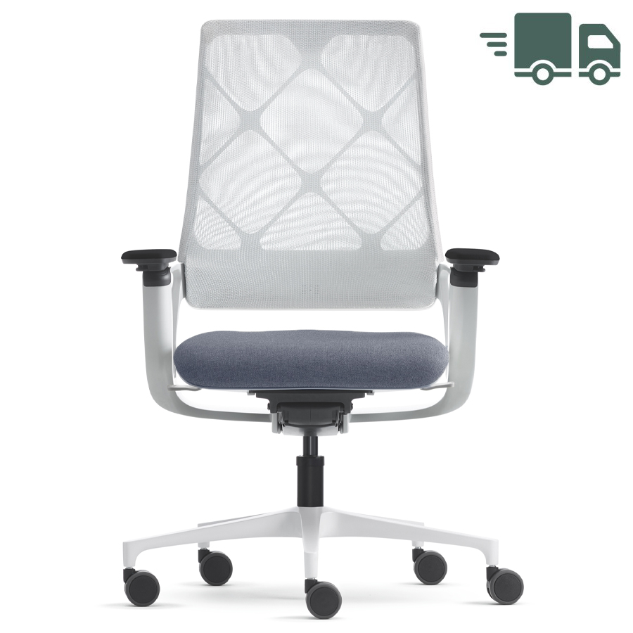 Klöber CONNEX2 (cnx88) Drehstuhl Netzrücken weiß-grau Express Modell