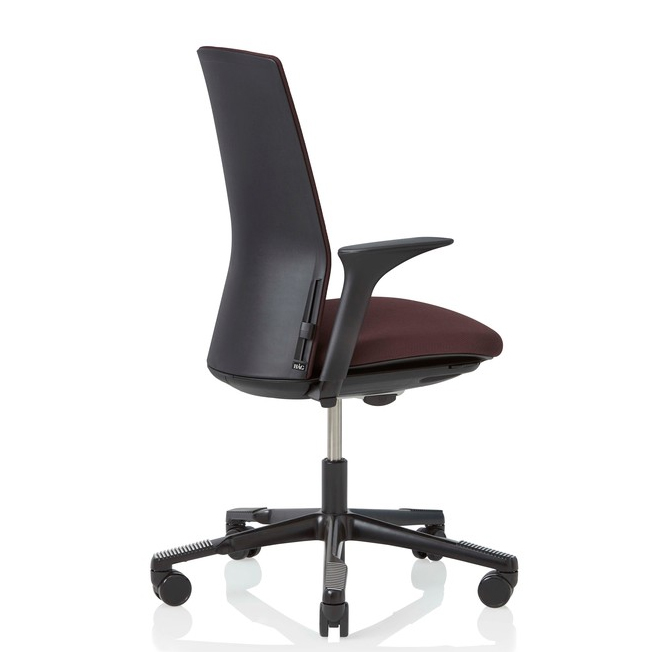 HAG Futu mit Polsterrücken Aubergine