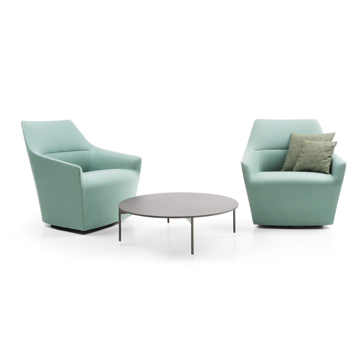 profim Chic 10FU Sessel mit Chic Beistelltisch und Kissen