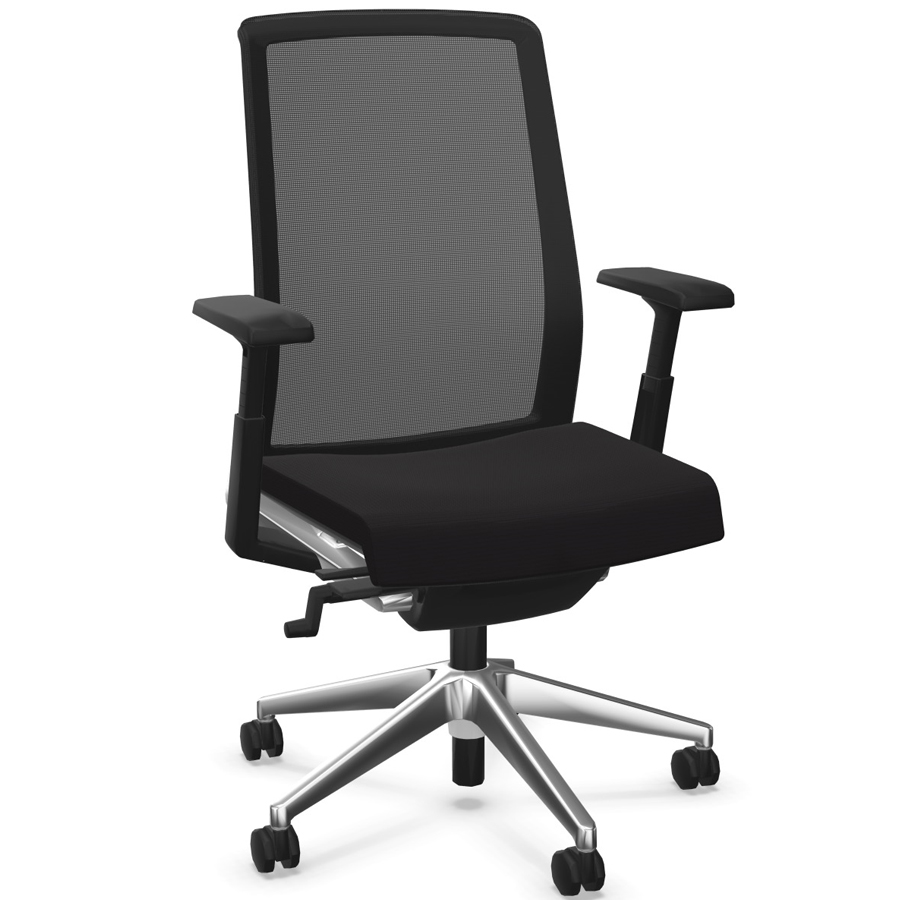 HAWORTH Very (Comfort 62) schwarz mit Netzrücken