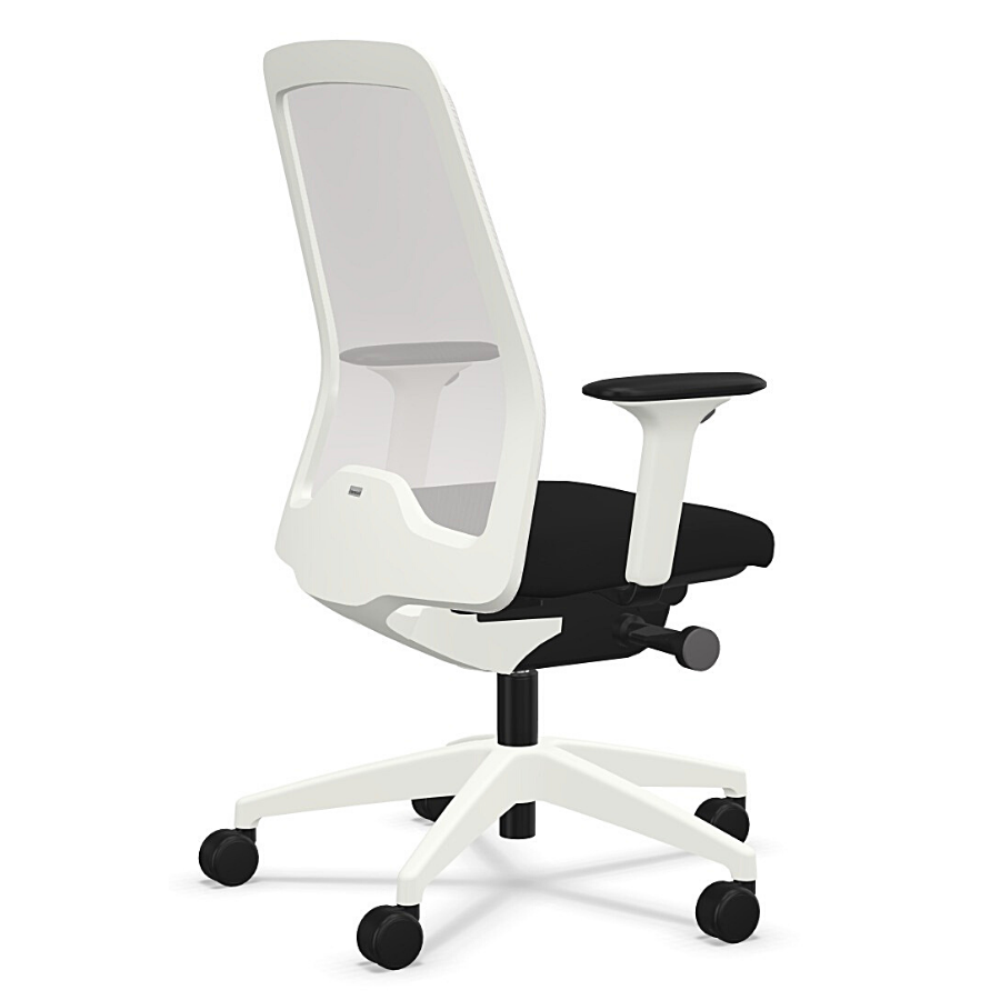 Interstuhl EVERYis1 (EV211) weiß - seitliche Ansicht