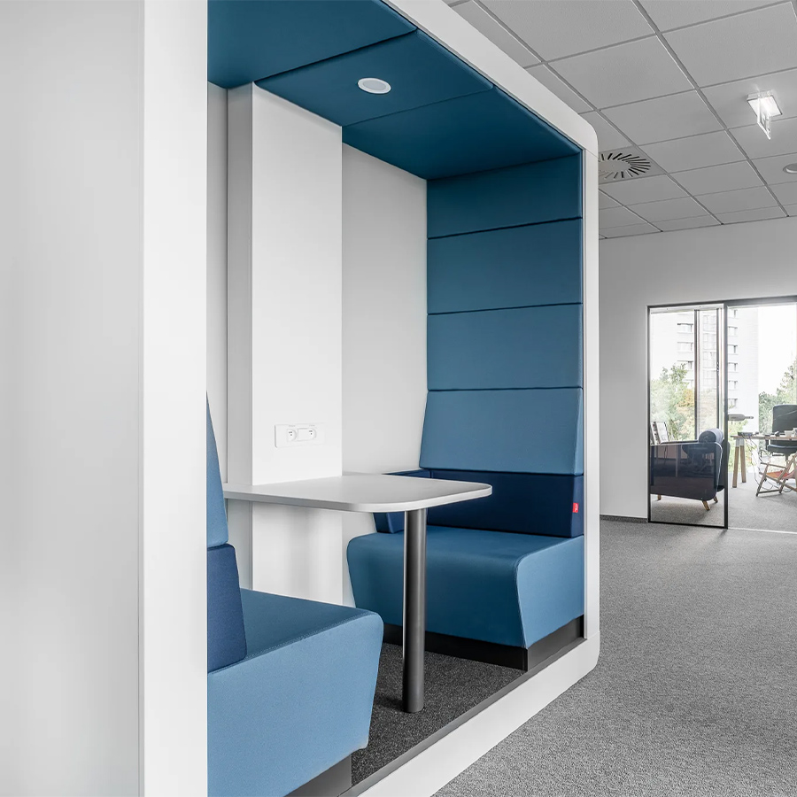 Hushoffice Hushmeet Open.S in Petrus Duck und Petrus Denim