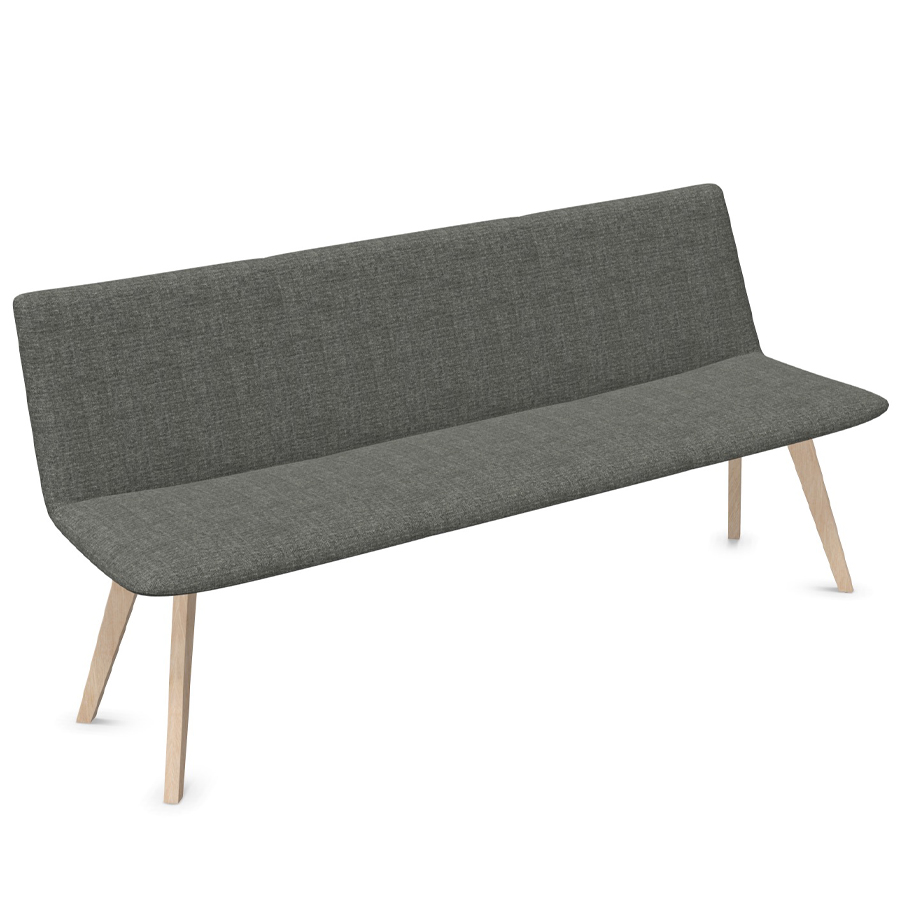 W. Schillig Chevalier Sitzbank mit Holzgestell - Breite 190 cm