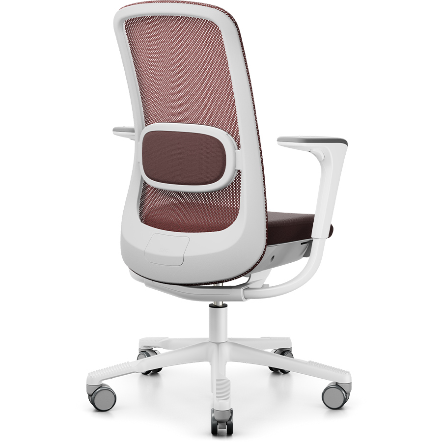 HAG SoFI Mesh 7500 Burgundy mit Gestell in Weiß