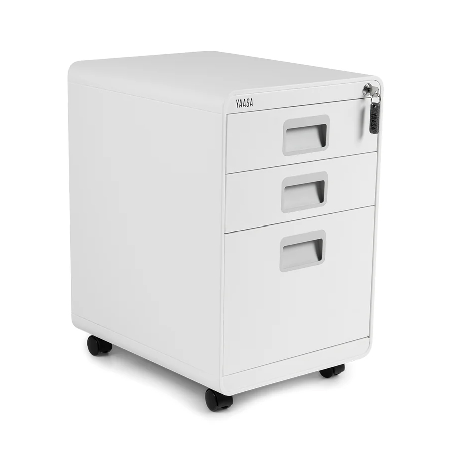 Yaasa Rollcontainer File Cabinet weiß