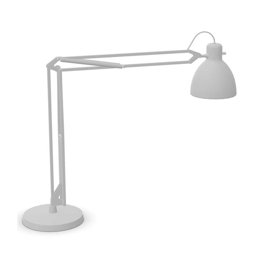 GLAMOX L-1 Tischfuß in weiß