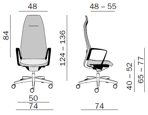 Zuco-Selvio-E-0156-gepolstert-Abmessungen