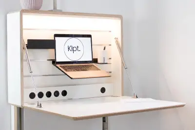 glossarbild-platzsparende homeoffice moebel