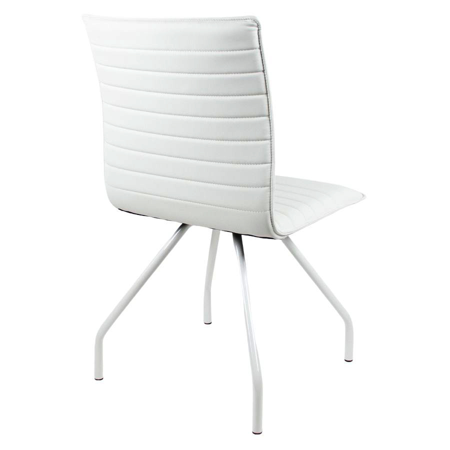 Bejot Orte 3DH 250 - Bezug Kunstleder Keimo weiß - Gestell RAL 9010 - Rückseite