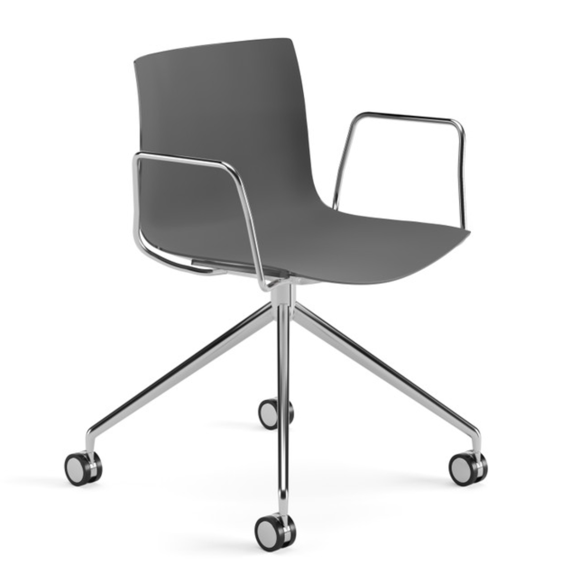 Arper Catifa 46 0369 anthrazit Gestell Aluminium mit AL