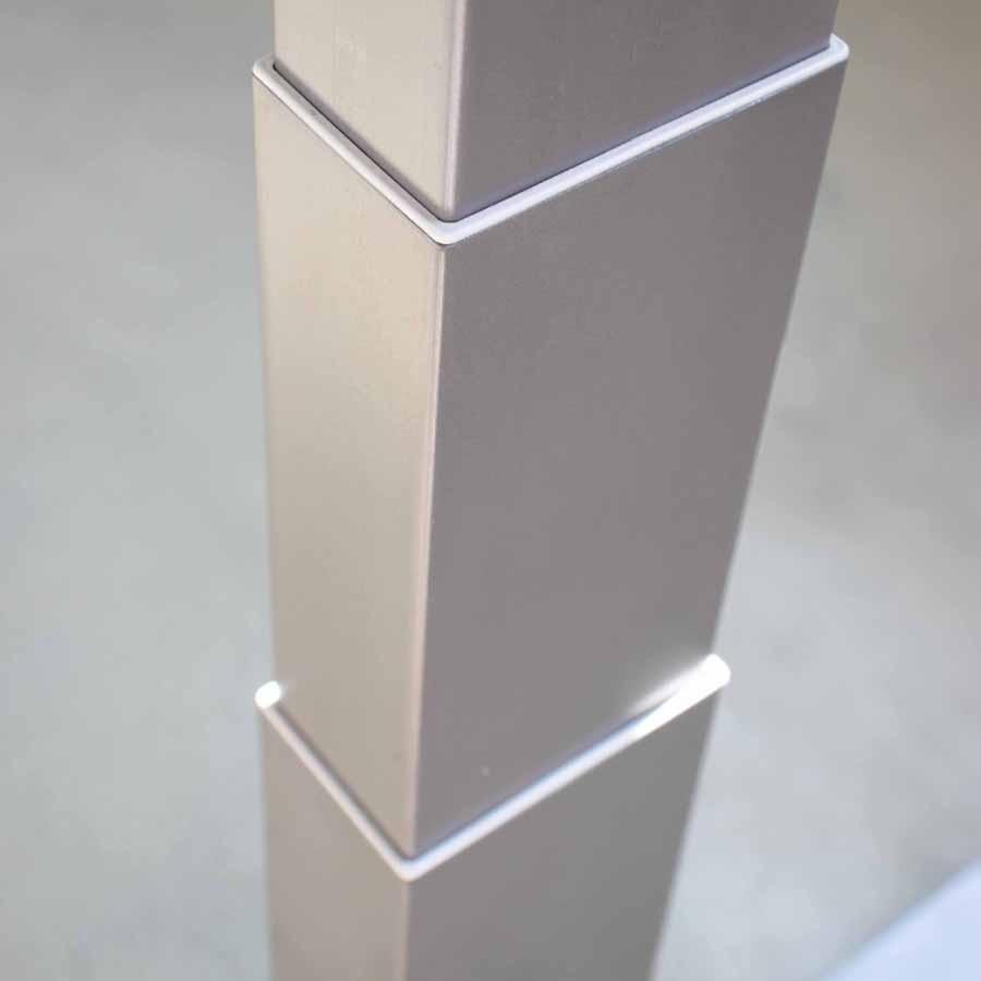 RWH RAPID Schreibtisch elektrisch verstellbar  - Beispielbild 3 (Standfuß silber)