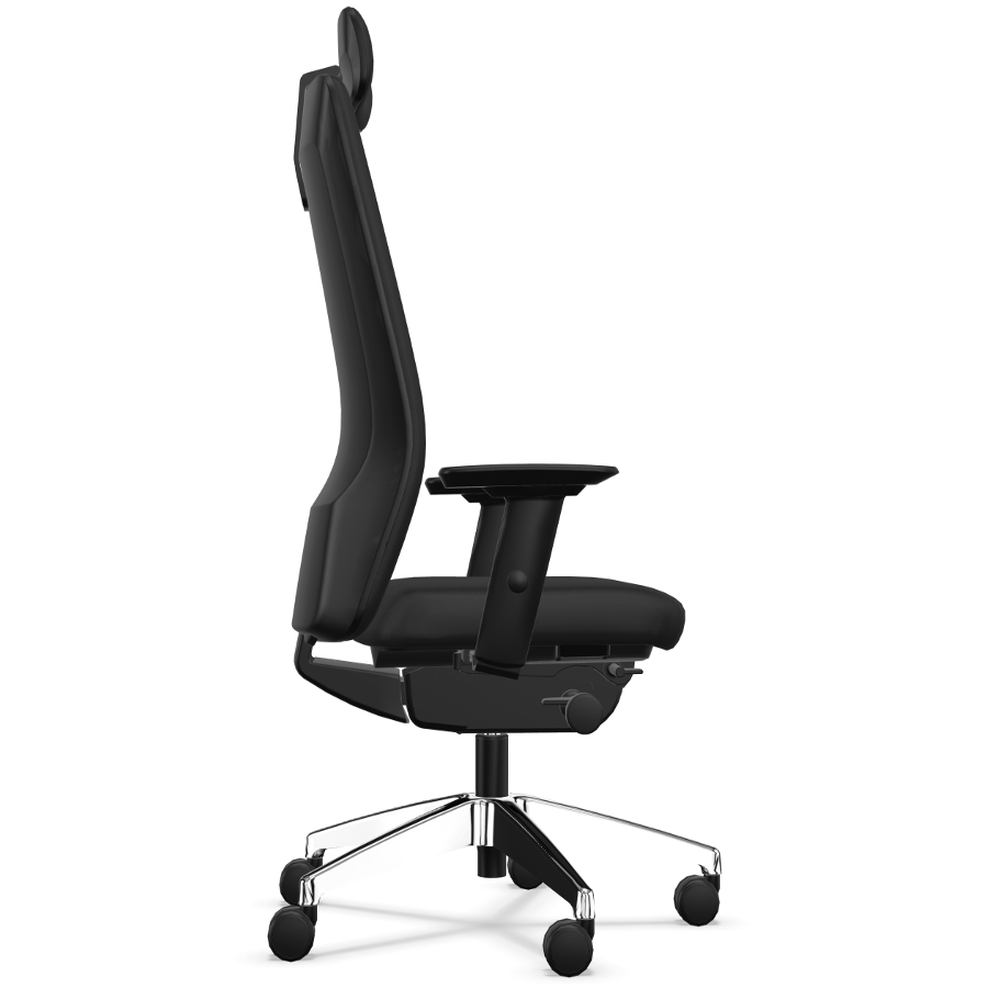 Interstuhl AIMis1 AM11B Sitzpolster Nappa Leder seitlich