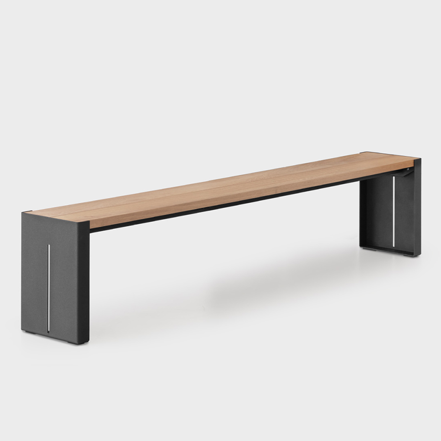 lapalma Panco 193 Outdoor Sitzbank Gestell anthrazit