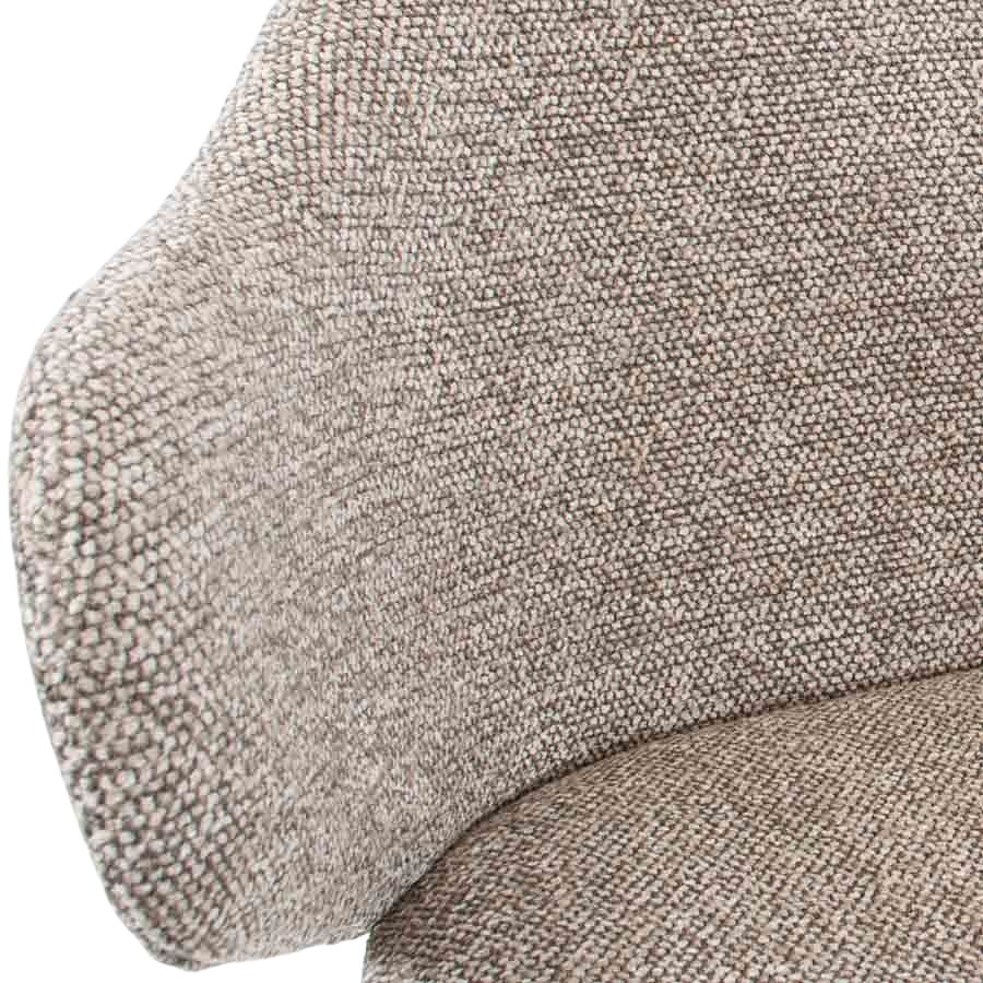 Kristalia Dua Drehgestell schwarz mit Armlehnen - Detail Armlehne