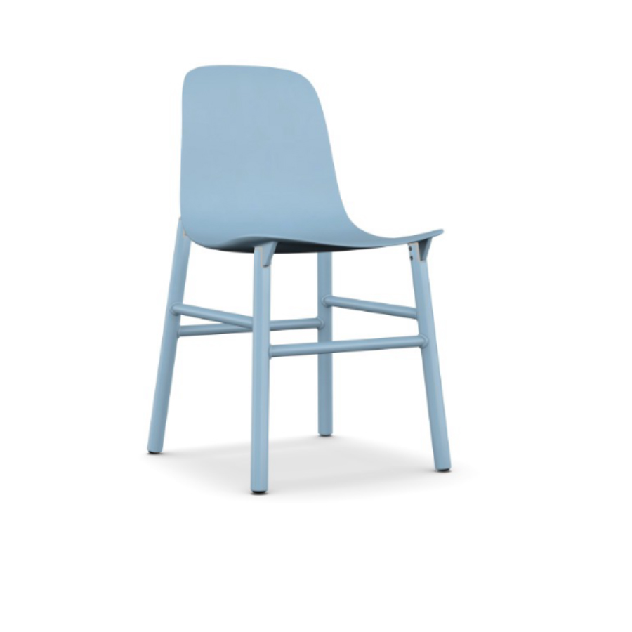 Kristalia Sharky Aluminiumfuss - Variante blau