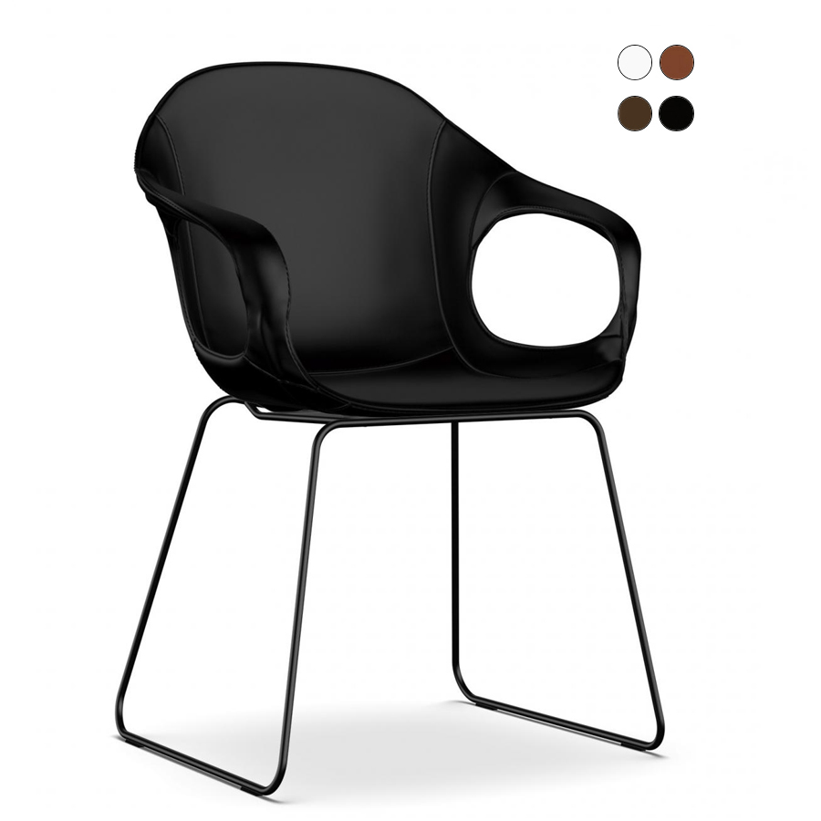 Kristalia ELEPHANT Kufenstuhl Leder