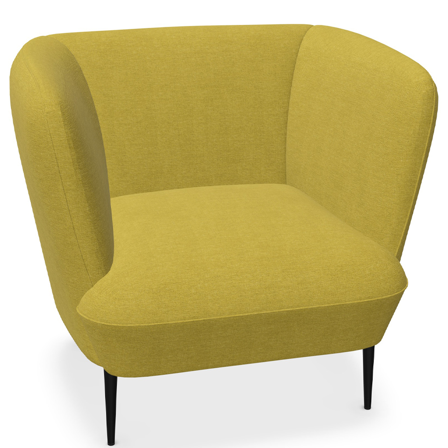 W. Schillig Einzelsessel Ella mit Metallfüßen - honey