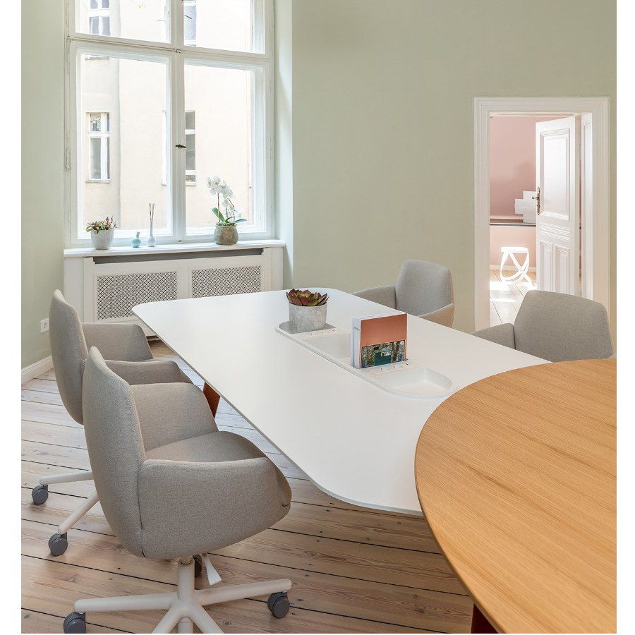 Haworth Poppy Bürostuhl Konferenzstuhl grau