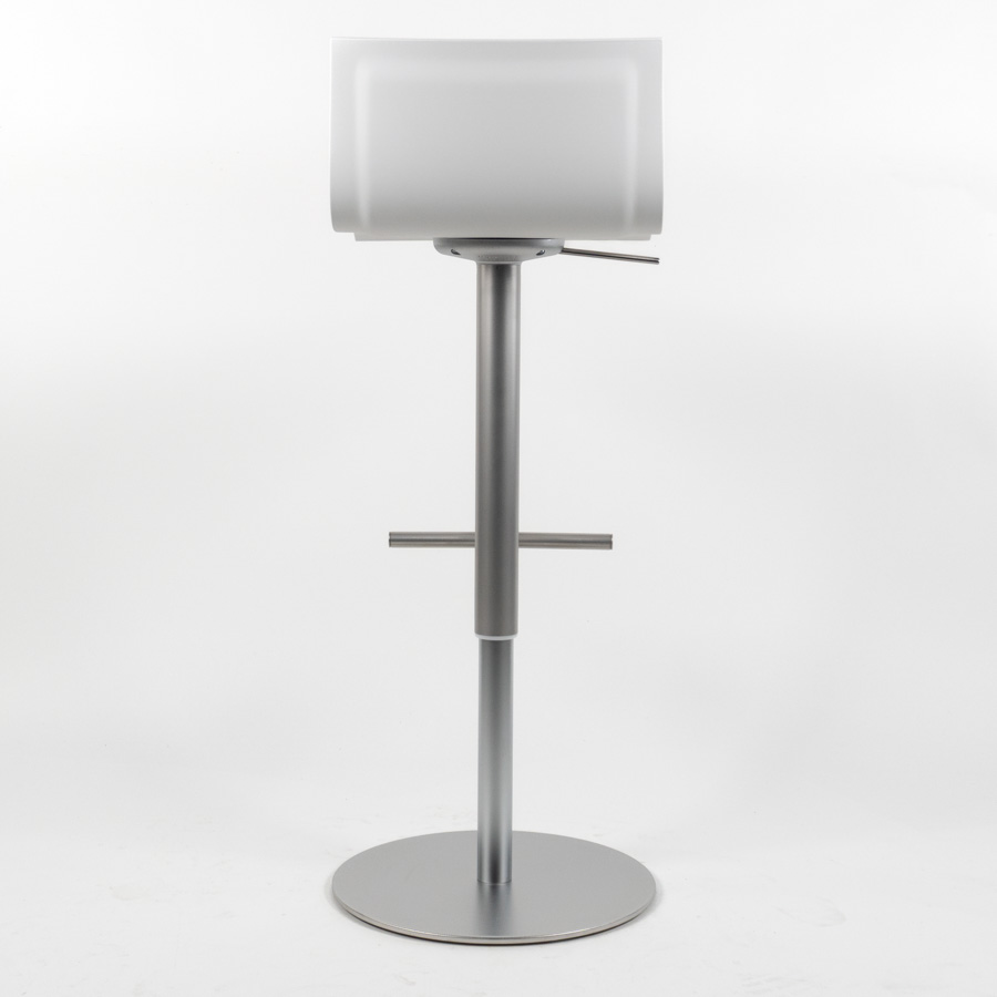 lapalma Thin Gestell Edelstahl - Sitzschale weiss lackiert