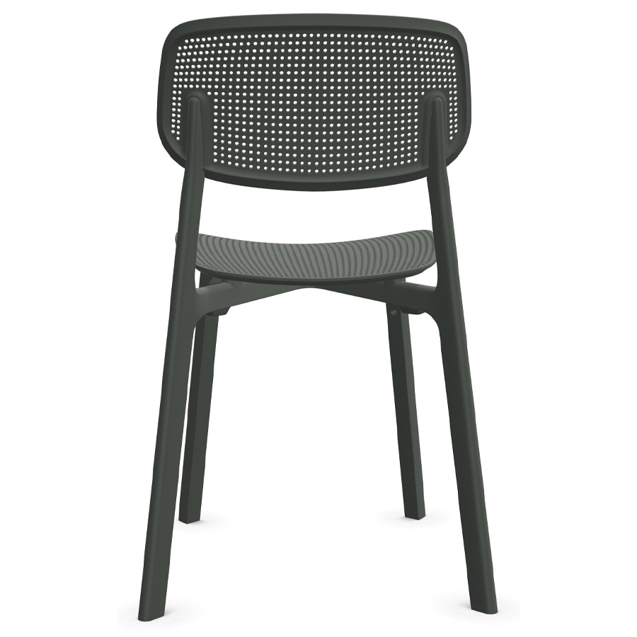 Kristalia COLANDER Chair Basaltgrau Rückseite