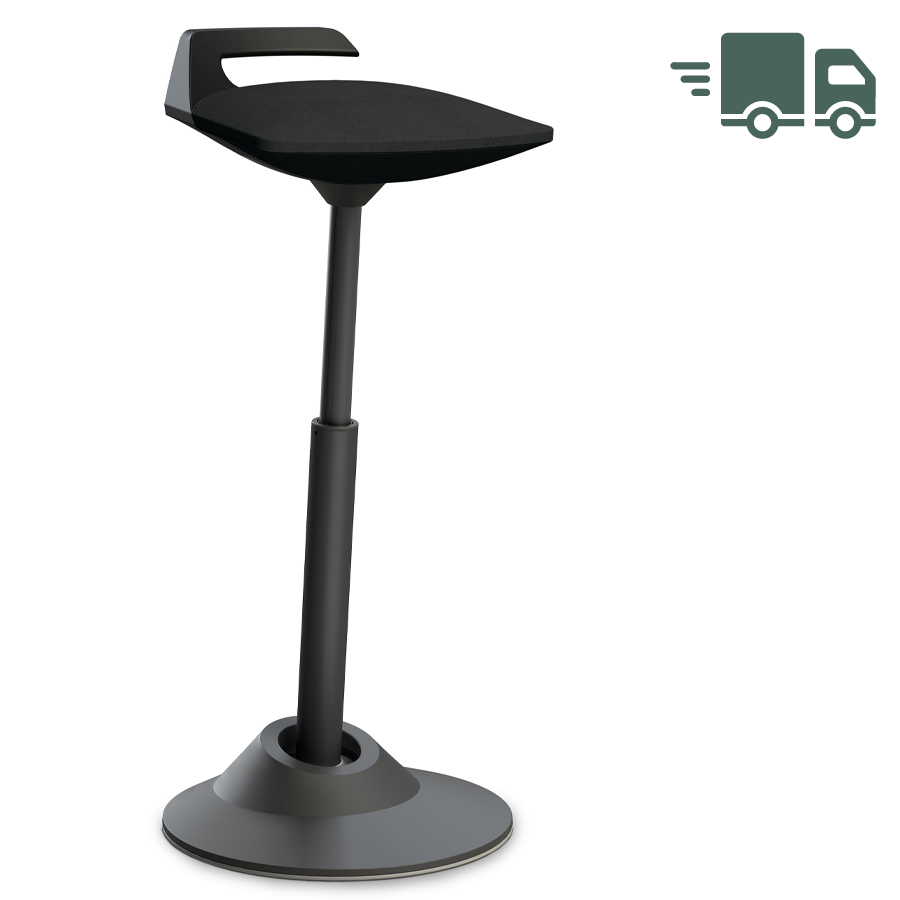 Aeris Muvman Mikrofaser schwarz High-Feder - Gestell schwarz