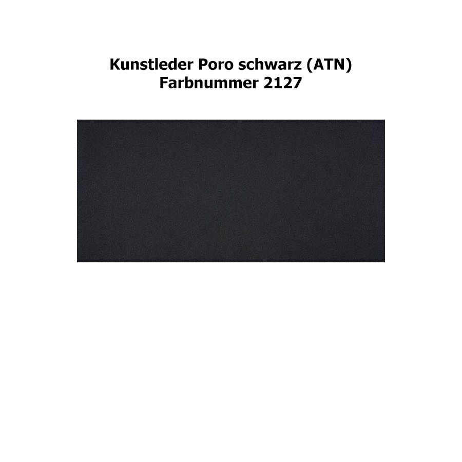 Kunstleder Poro schwarz (ATN) - Farbnummer 2127 - Übersicht
