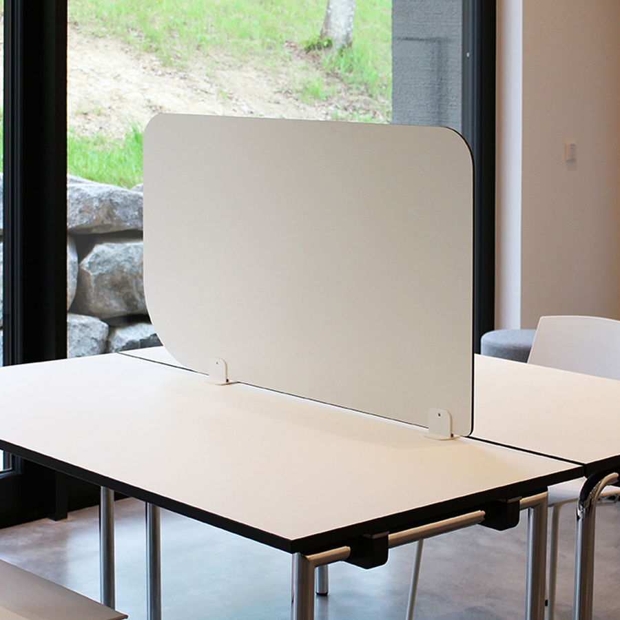 Rosconi T2 Tisch-Trennwand - Vollkernplatte