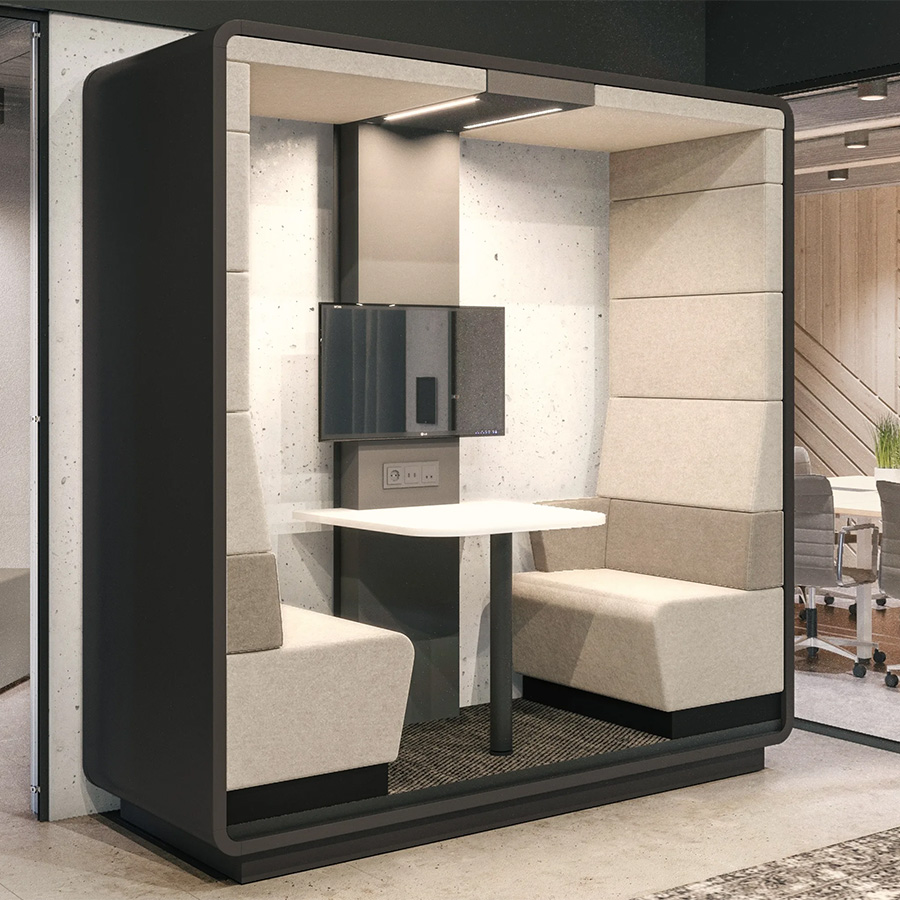 Hushoffice Hushmeet Open.S in Wool Biscuit und Cameo