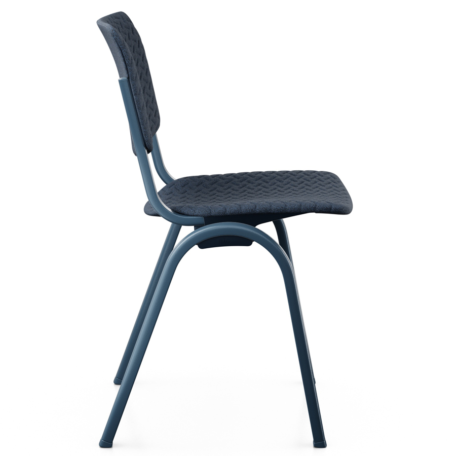 HAG Celi 9160 | Bezug CeliKnit Crowberry | Kunststoff Crowberry | Gestell Blueberry