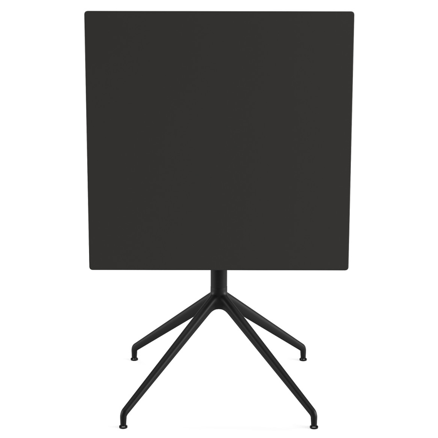 Arper Yop Tisch Eckig schwarz mit Wendemechanismus