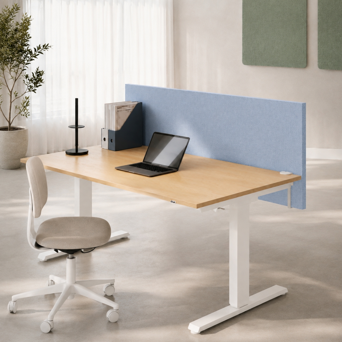 Cue Solutions Organizer Akustiktrennwand blau