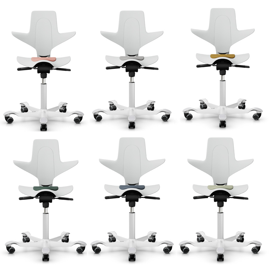 Hag Capisco Puls 8010 weiss - Sitzeinlage konfigurierbar