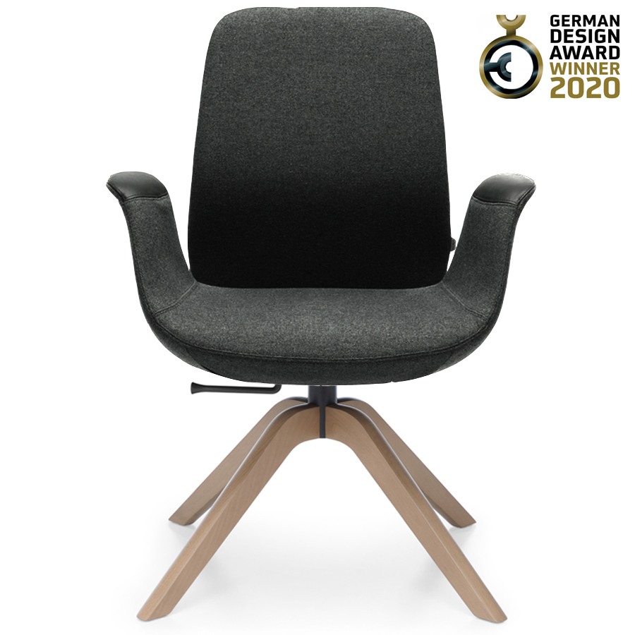 Profim ElliePro 20HW Bezug Synergy Anthrazit - Holzgestell