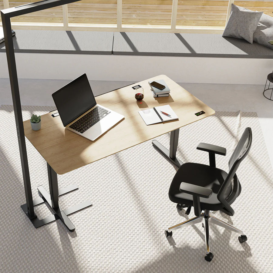 Yaasa Desk Pro Nature Schreibtisch Gestell schwarz